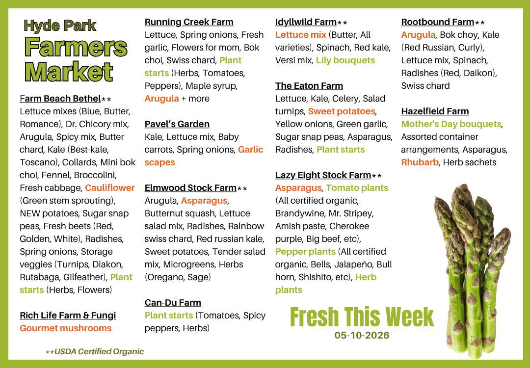 Fresh Produce around The Square on 05-10-2026