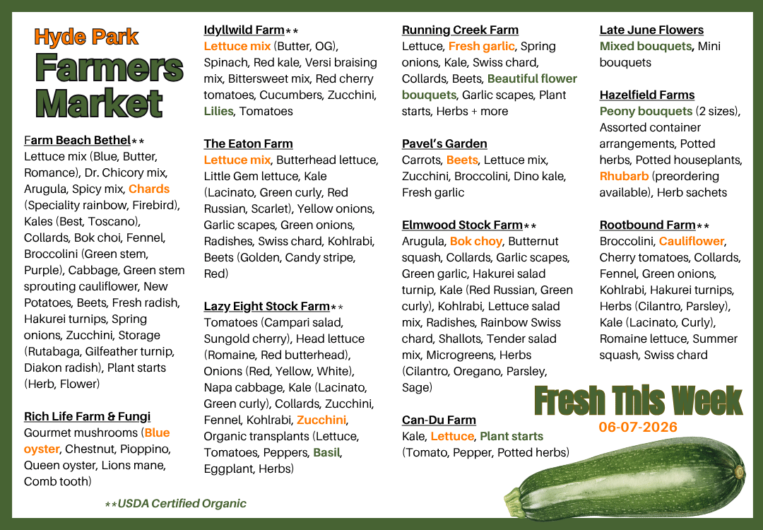 Fresh Produce around The Square on 05-10-2026