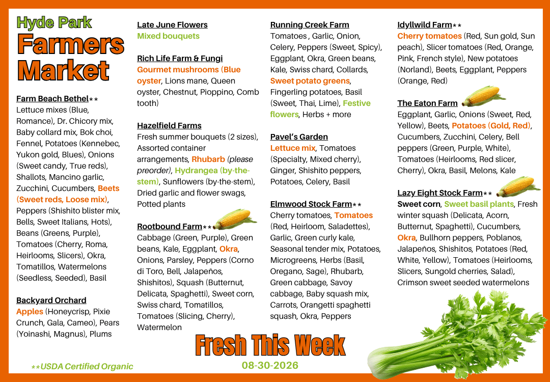 Fresh Produce around The Square on 05-10-2026