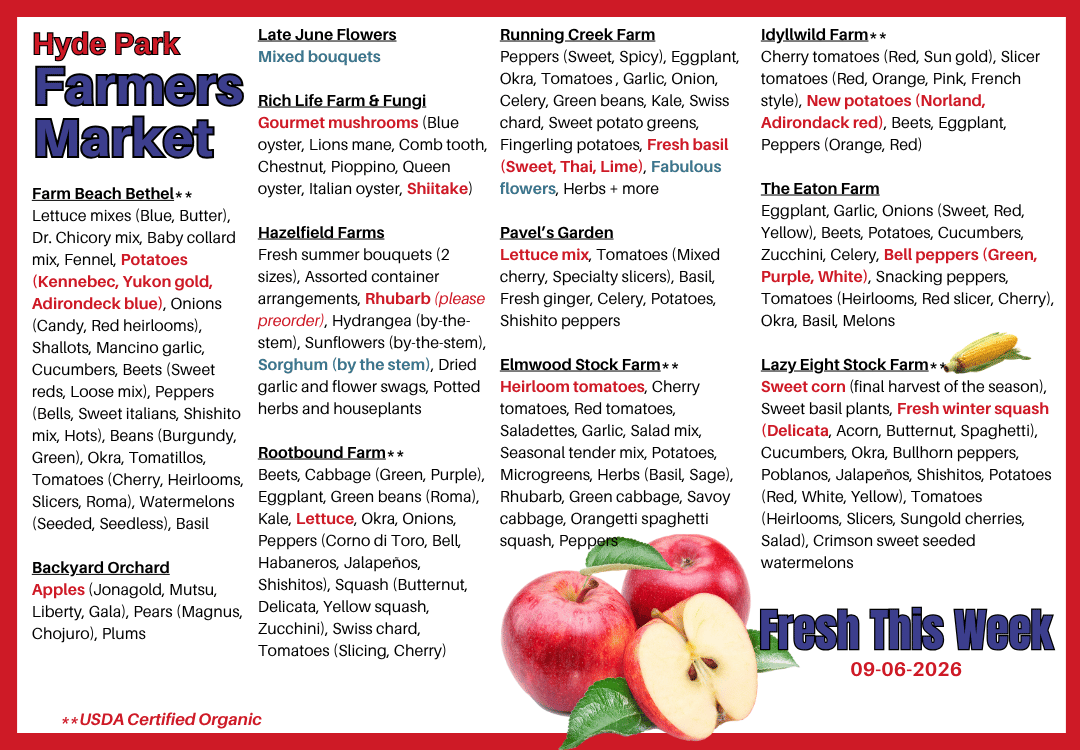 Fresh Produce around The Square on 05-10-2026